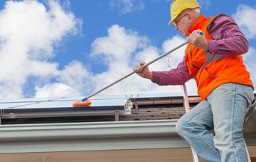 Chwilog soft wash roof cleaning